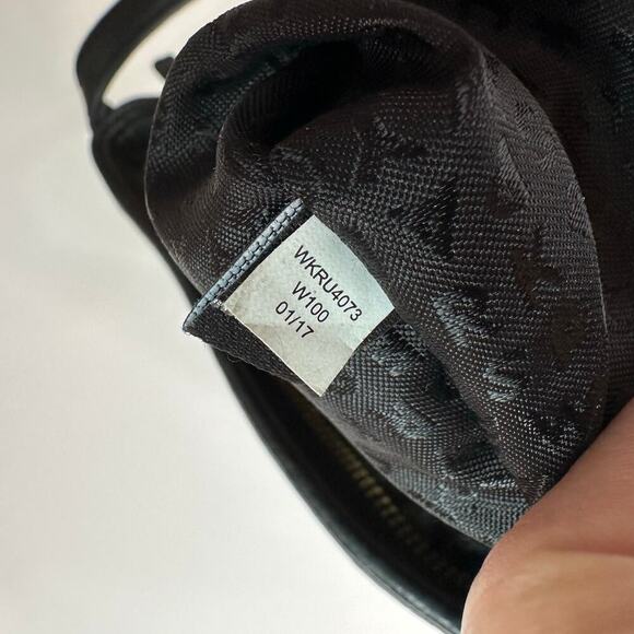 Kate Spade New York Black Pebble Leather Zip Top Crossbody Handbag - Picture 10 of 10